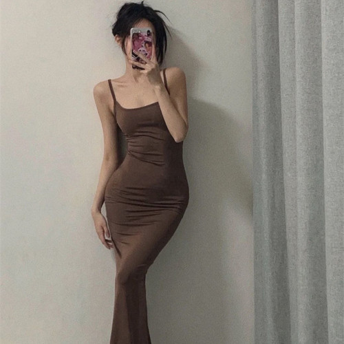 Cross-border wholesale sexy style suspender dress for women  summer hot girl slim and slim version dress