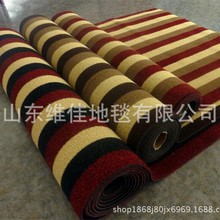 新款PVC复合割绒丝草坪丝蹭土垫防滑垫子除尘毯 酒店过道走廊地毯
