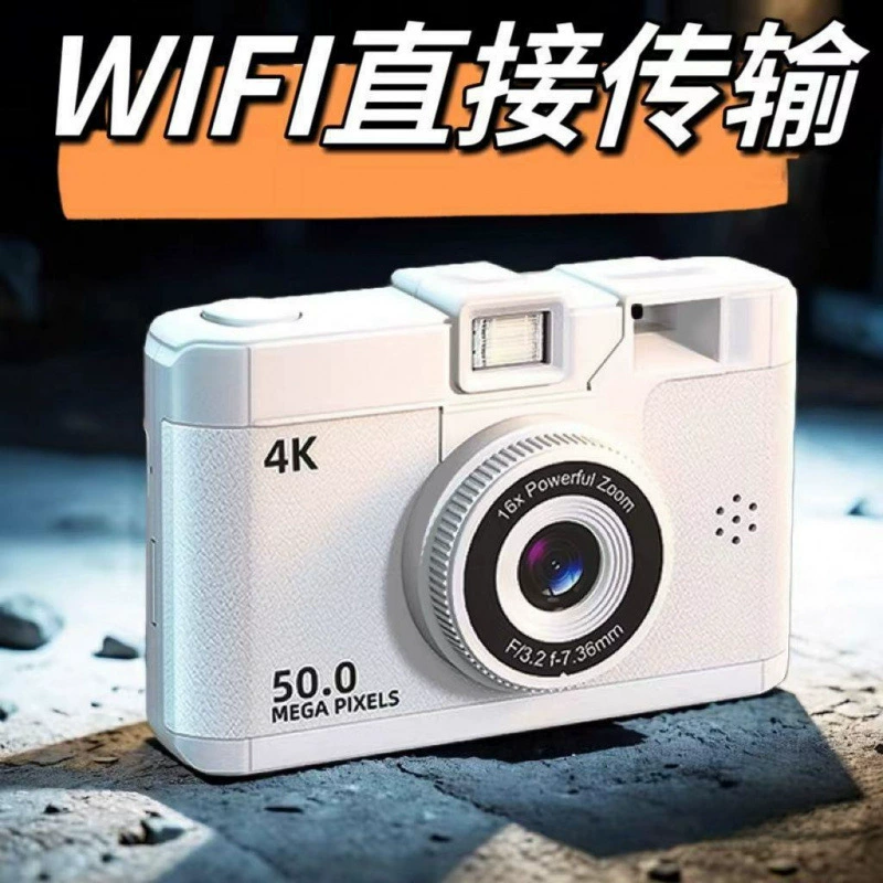 Цифровая камера C7 двойная 9600W HD, Wi‑Fi, карта для студента, 360‑чн. батарея