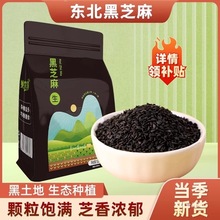 东北2025新货生黑芝麻五谷杂粮农家免洗生的芝麻黑豆黑米大米