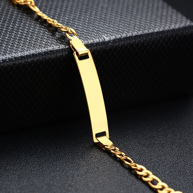 Simple Style Geometric 201 Stainless Steel Plating 18K Gold Plated Kid'S Bracelets display picture 8