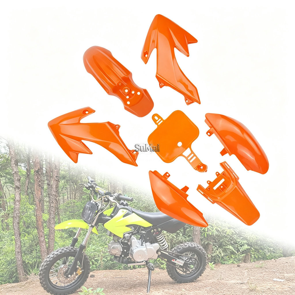 Manufacturers Wholesale Suitable for Honda Xr50 Off-Road Motorcycle Plastic Shell Crf50 Small Flying Eagle Motorcycle Plastic Parts