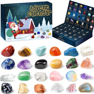 Cross-border Christmas Stone Blind Box Children Explore the Mysterious Stone Journey Decorations Ornaments Stone Ornaments Art
