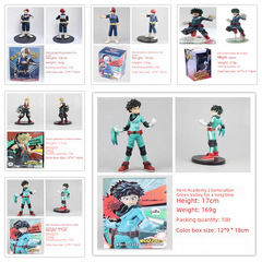 我的英雄學院 轟焦凍  3代爆豪勝己  1代祿谷 2代綠谷出久 手辦