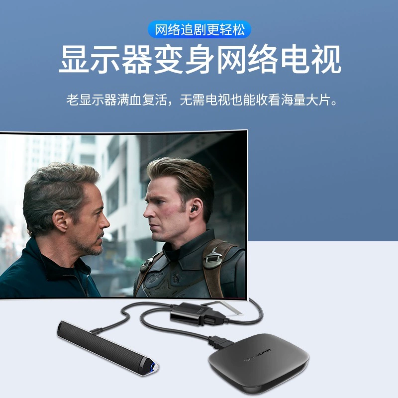 HDMI to VGA high -definition converter set -top box connection display projector notebook interface conversion