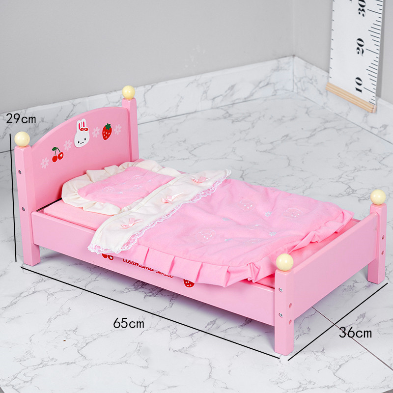 Nuevo juego de juguetes de madera para lavadora infantil para jardín de infancia, cama de muñecas realista, regalo de cumpleaños para niñas.