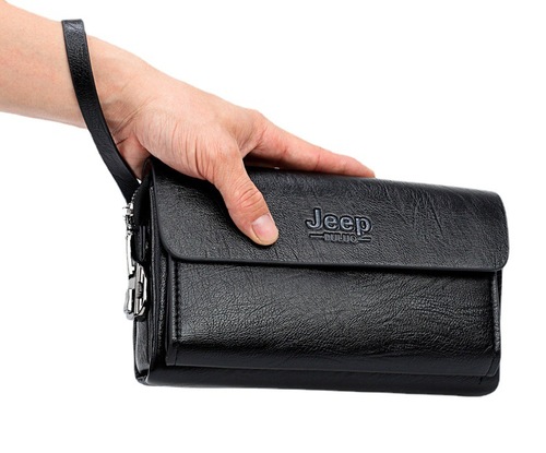 Foreign trade cross-border manufacturers wholesale combination lock men's clutch bag business casual clutch bag trendy men's bag