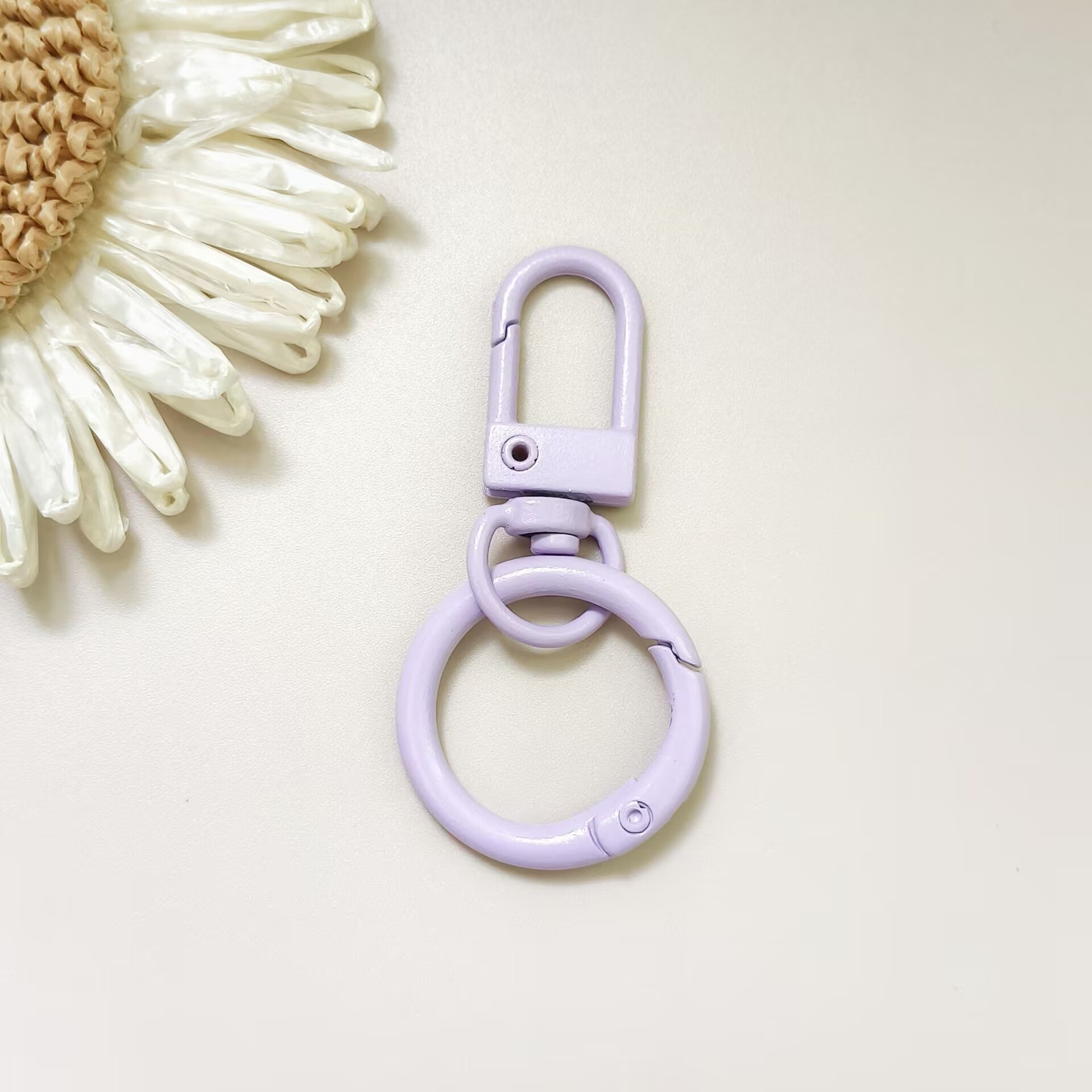 Light purple door buckle + spring buckle