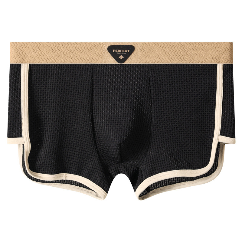 Pantalones íntimas de hombre de hielo de alta calidad, pantalones cortos de estilo masculino 7A antibacterianos, pantalones cortos de hombre.