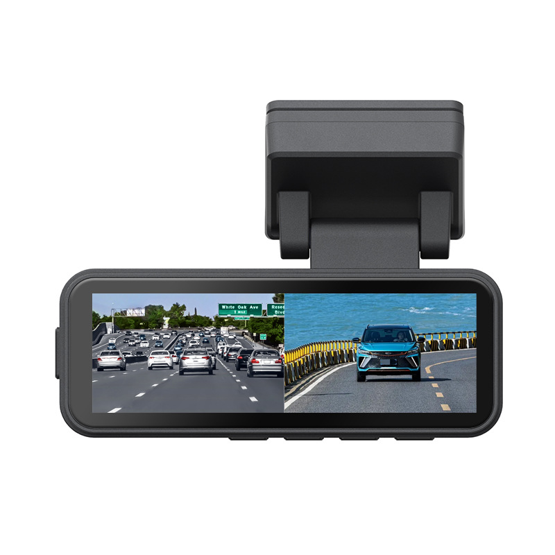 4K Dash Cam with Front and Rear Dual Recording, High-Definition Night Vision, WIFI Connectivity, and Parking Monitoring Recorder
