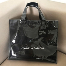 comme des off garcons WHITE川久潮牌保玲pvc牛皮纸手提包购物袋