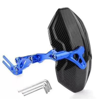 Motorcycle Fender: Vehicles, Suitable for Niu N7 - third-generation-mudguard-with-universal-mount-blue