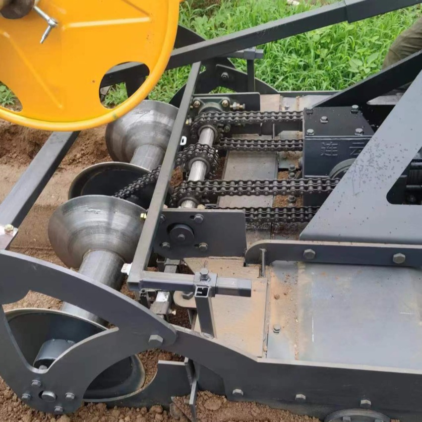 diesel manual arado rotatorio de campo de cuatro tracción zanja máquina de cresta invernadero looser