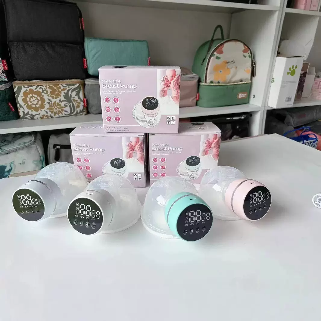 穿戴式免手扶电动吸奶器全自动便携一体式孕妇产后无线挤奶器批发