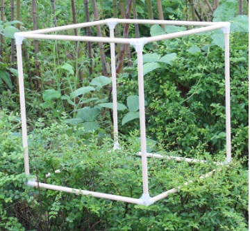 Marco de madera redonda 50X50X50cm