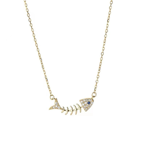 Cross-border e-commerce supply fashion trend necklace creative design light luxury simple accessories gift for friends wholesale