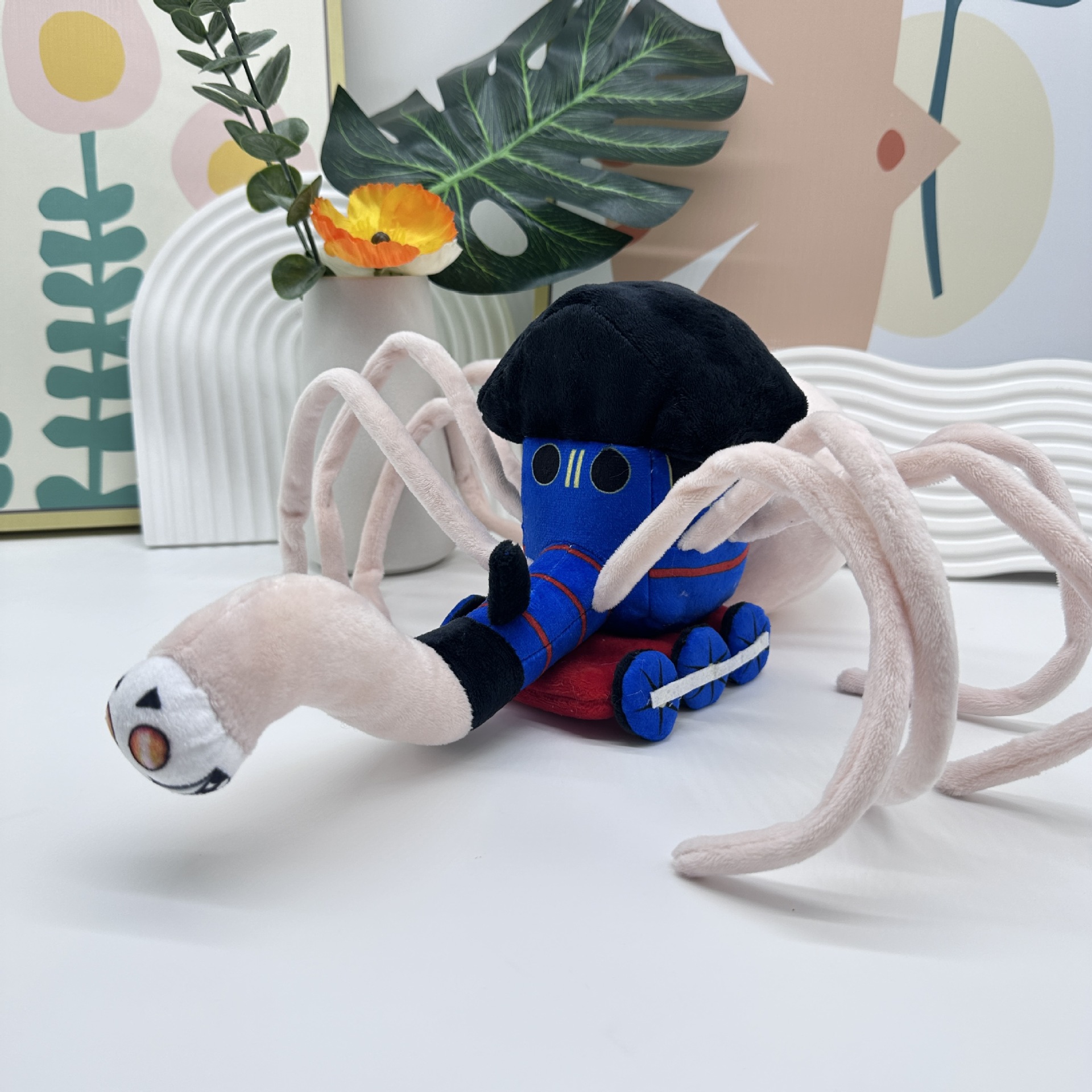 Cross border new products Train spider Thomas plush train spider plush toy doll_voghion.com