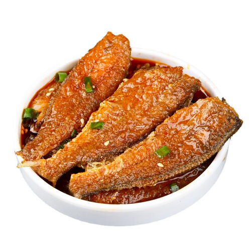 Spicy/Five-Spice Yellow Croaker Canned Food 100g Quick Livestream E-commerce Direct Manufacturer Supply