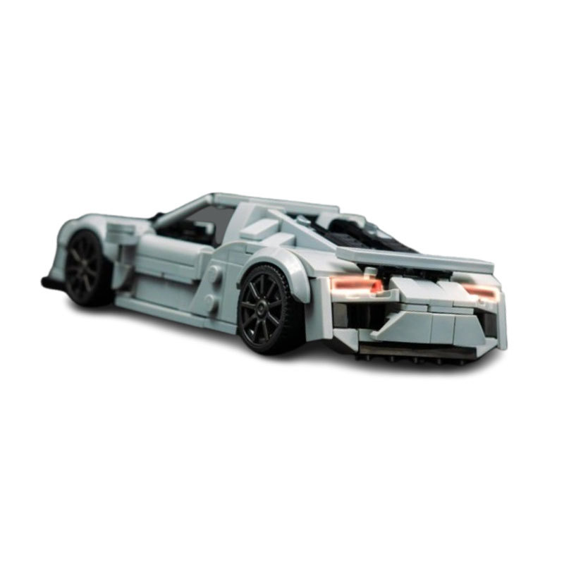 Racing Car Building Block Toy Small Particle Assembly Model_voghion.com