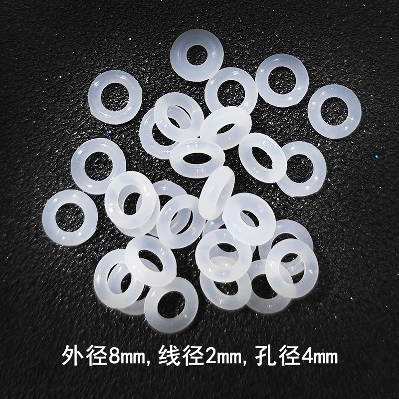 Transparent outer diameter 8mm, wire diameter 2mm, aperture 4mm