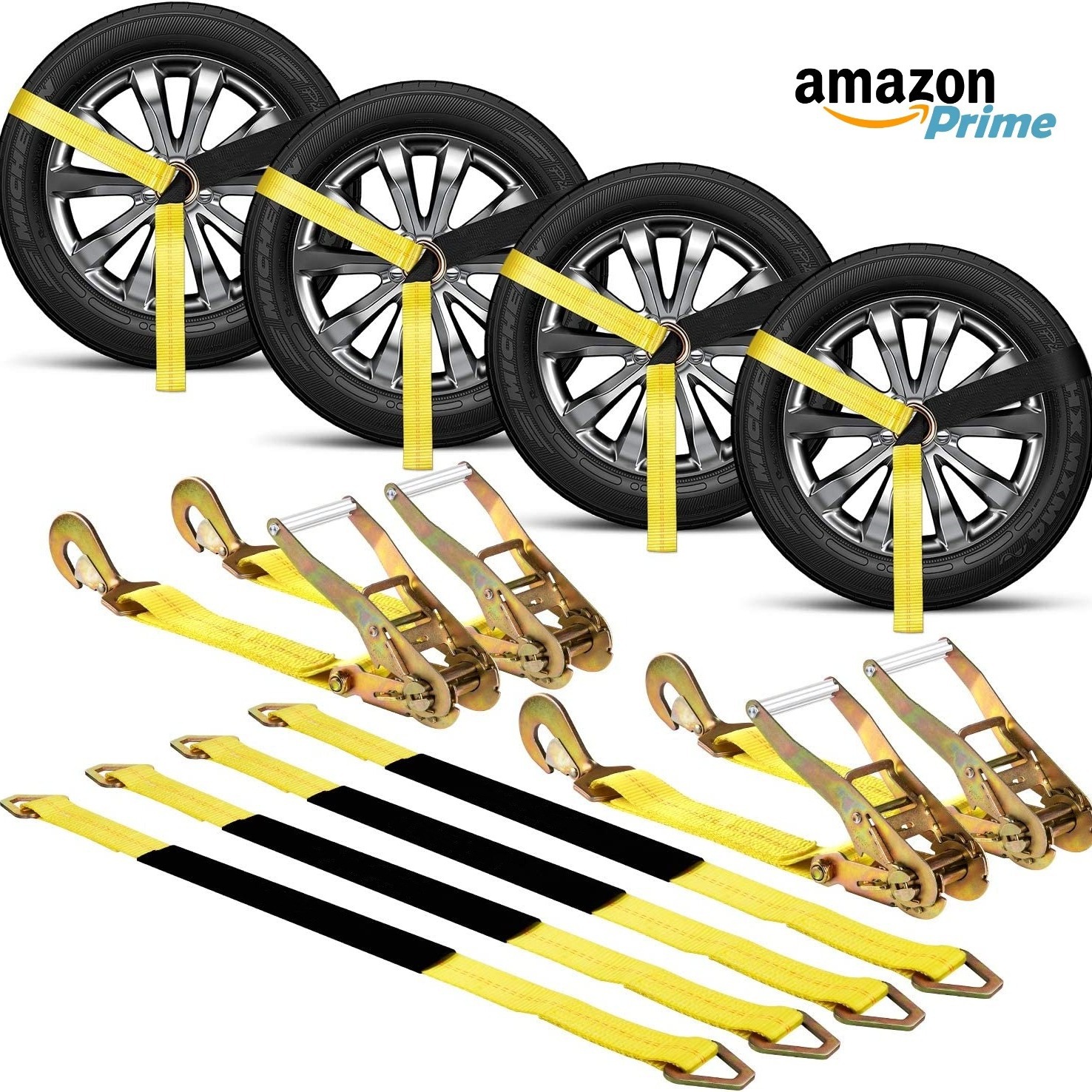 严选供应轮胎捆绑带 汽车后轮搬运固定使用带清障车配件捆绑带