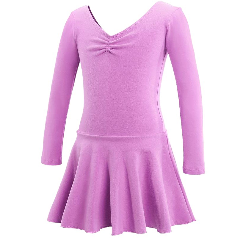 Ropa de baile traje dividido de manga larga para niños ropa de práctica falda de práctica de Ballet de primavera para Niñas Ropa de baile chino para niñas