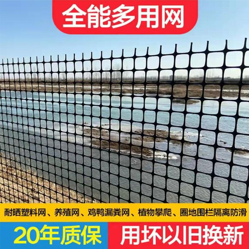 养鸡塑料网格围栏网拦鸡网家用养殖网防护网围栏栅栏户外菜园土工