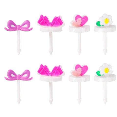 Uso doméstico Cartoon Tenedores para fruta para niños Creativo Animales para niños Set de palillos de plástico para fruta Palillos para fiambrera