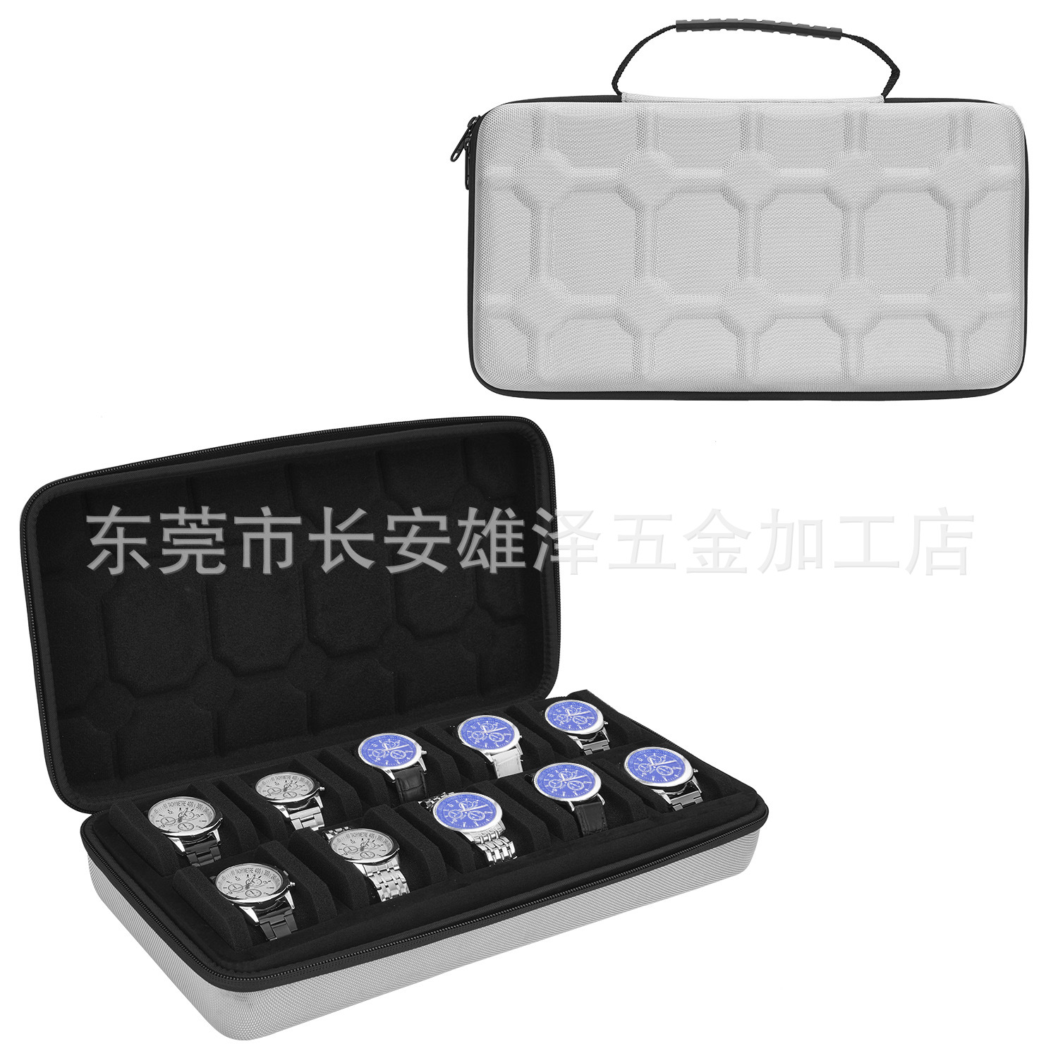 1/2/3/4/5/6/8/10 slot eva watch storage box watch portable box drop-proof travel suitcase