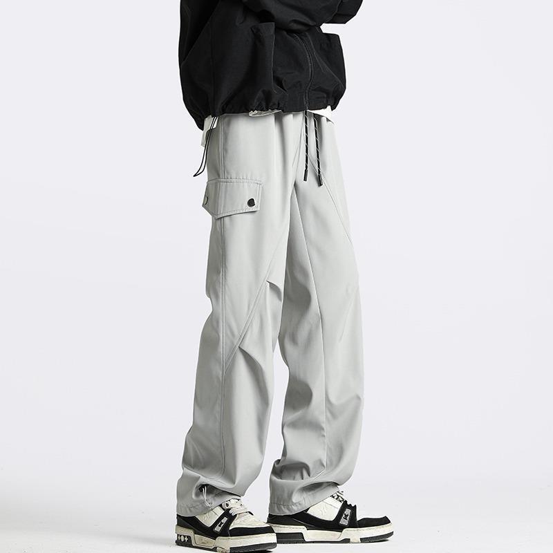 Mountain Outdoor Charge Pants Men's Casual Pants Sports Pants Waterproof Straight Leg Pants Adjustable Elastomer Leg All-match Coil Pants