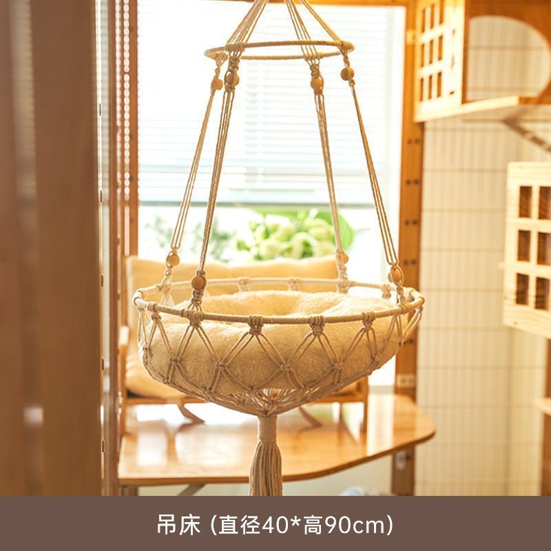 豪华猫别墅室内封闭猫笼进口猫屋一体跳板扇形板太空舱暖风消毒灯|undefined