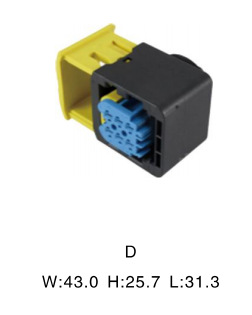 LX8067G-1.5-21 连接器塑壳 4-1418469-1