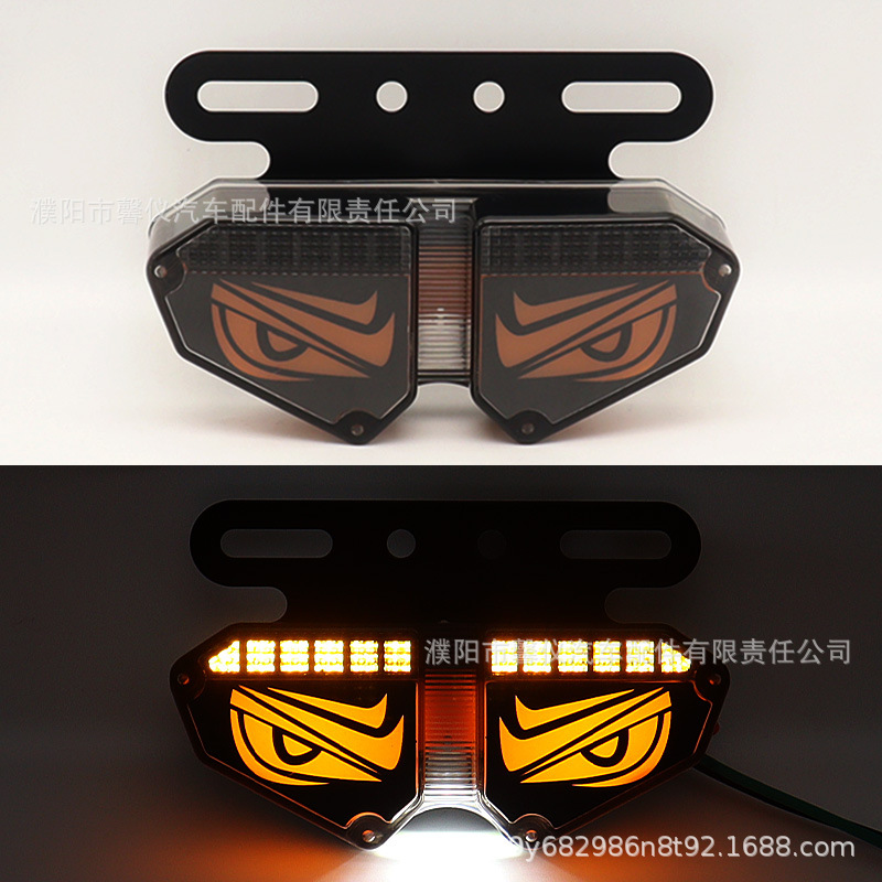 24V Truck Devil Eye Side Light New Angel Eye Waterproof Led Super Bright Lighting with Steering Semi-Trailer Waist Light