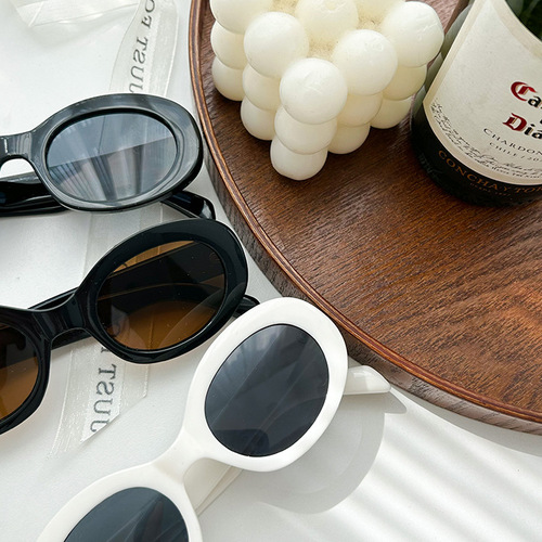 Elmo Beibei Children's Sunglasses  Summer Girls Oval Frame Sunglasses Baby Internet Celebrity Fashionable Sunglasses