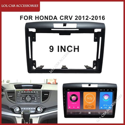 Suitable for 2012 Honda Crv (9inch) Civic Central Control Navigation Frame Android Frame Audio Panel Frame (Other Car Video)