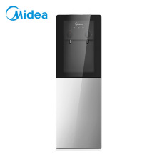 美的饮水机家用桶装水办公室小型温热两用双门大储物柜YR1002S-X