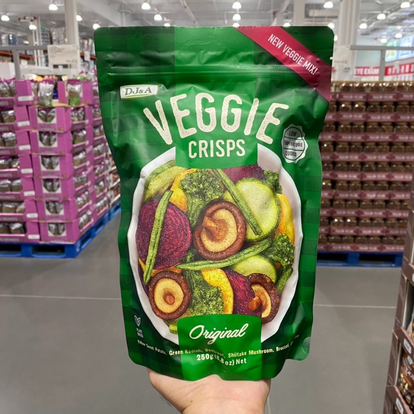 上海costco代购进口 veggie蔬菜干非油炸混合果蔬干脆片250克