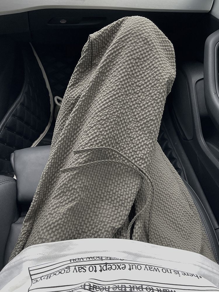 Men's Breathable Bubble Gauze Casual Pants Quick-dry Summer Trousers_voghion.com