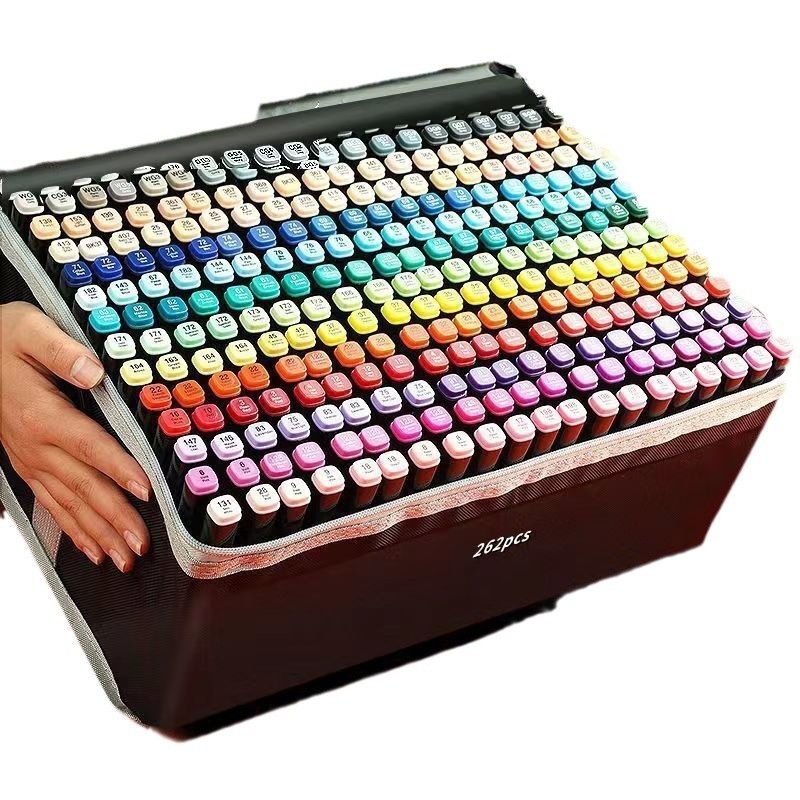 TOUCH marcador de dos cabezas conjunto de estudiantes acuarela pincel de pintura de aceite de secado rápido pincel al por mayor