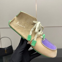 26走秀金珉奎同款鞋真皮复古休闲单鞋德训鞋内增高皮鞋男女豆豆鞋