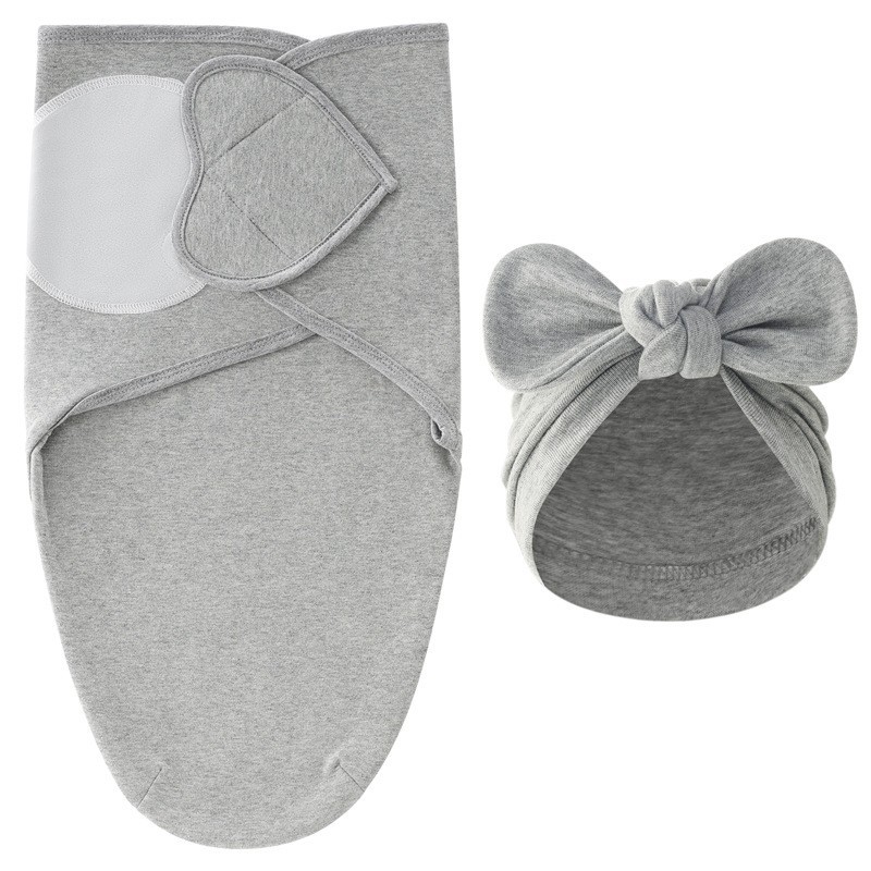 그레이 러브 스타일 스프링 실크 침낭 + 인디언 모자