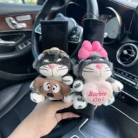 Автомобильный ремень безопасности чехол для плеча милый мультяшный бампер защитный чехол для удлинения автомобиля