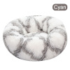 Soft plush round keep warm multicoloured sofa, increased thickness, pet