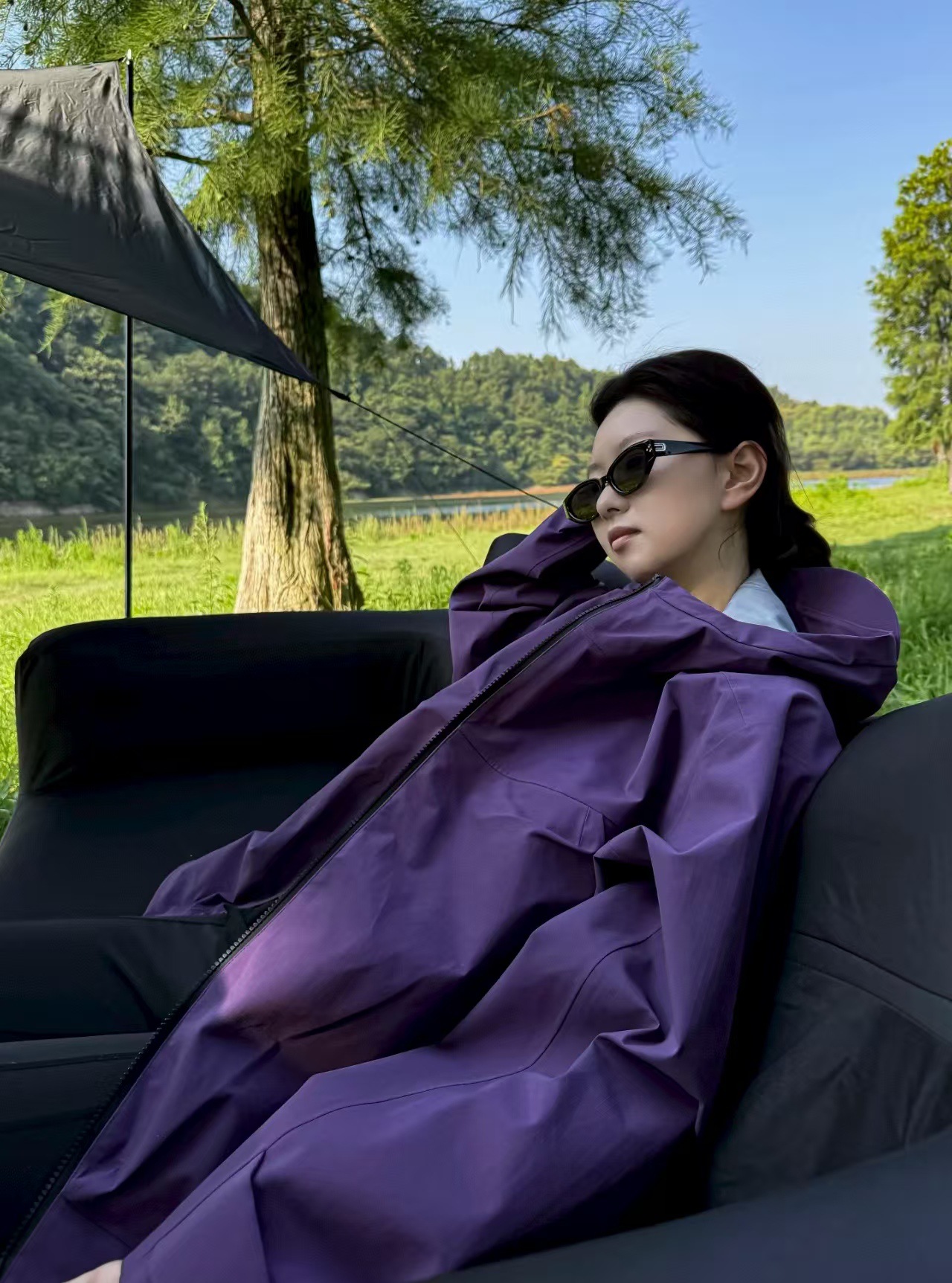 Klong dos árboles al aire libre para hombres y mujeres montaña montar a prueba de viento impermeable chaqueta montaña ropa de montaña invierno