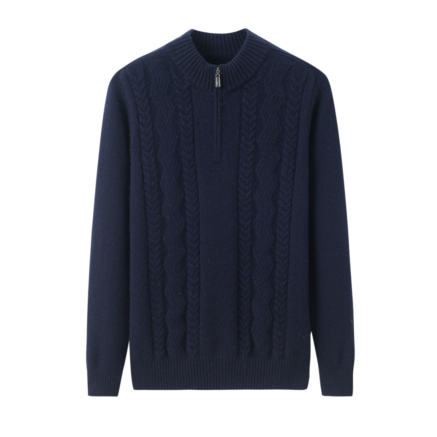 Velvet cashmere colored long-sleeve with zipper, increased thickness, (Physicals)