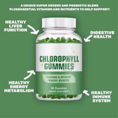 跨境专供热卖chlorophyll gummies叶绿素软糖