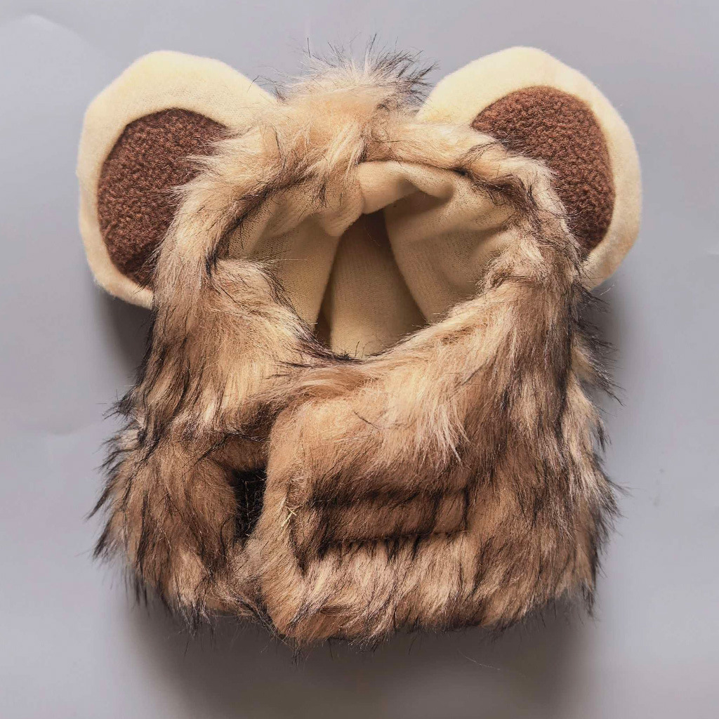Gorro Disfraz de León para Mascotas de Tela, Ajustable, para Halloween y Fiestas image 10