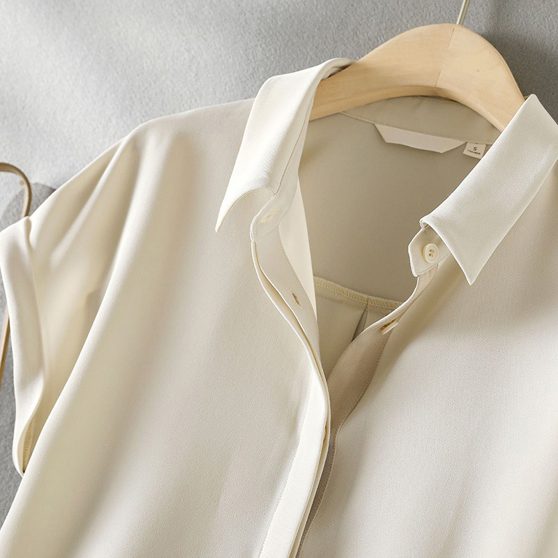 Women's Minimalist Office Wear Set - Elegant Summer Professional Shirt And Trousers Two-Piece Outfit_ecoleips.com