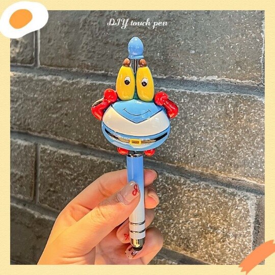 Niños hechos a mano diy teléfono móvil cuentas lápiz de pantalla táctil lápiz de lápiz de lápiz