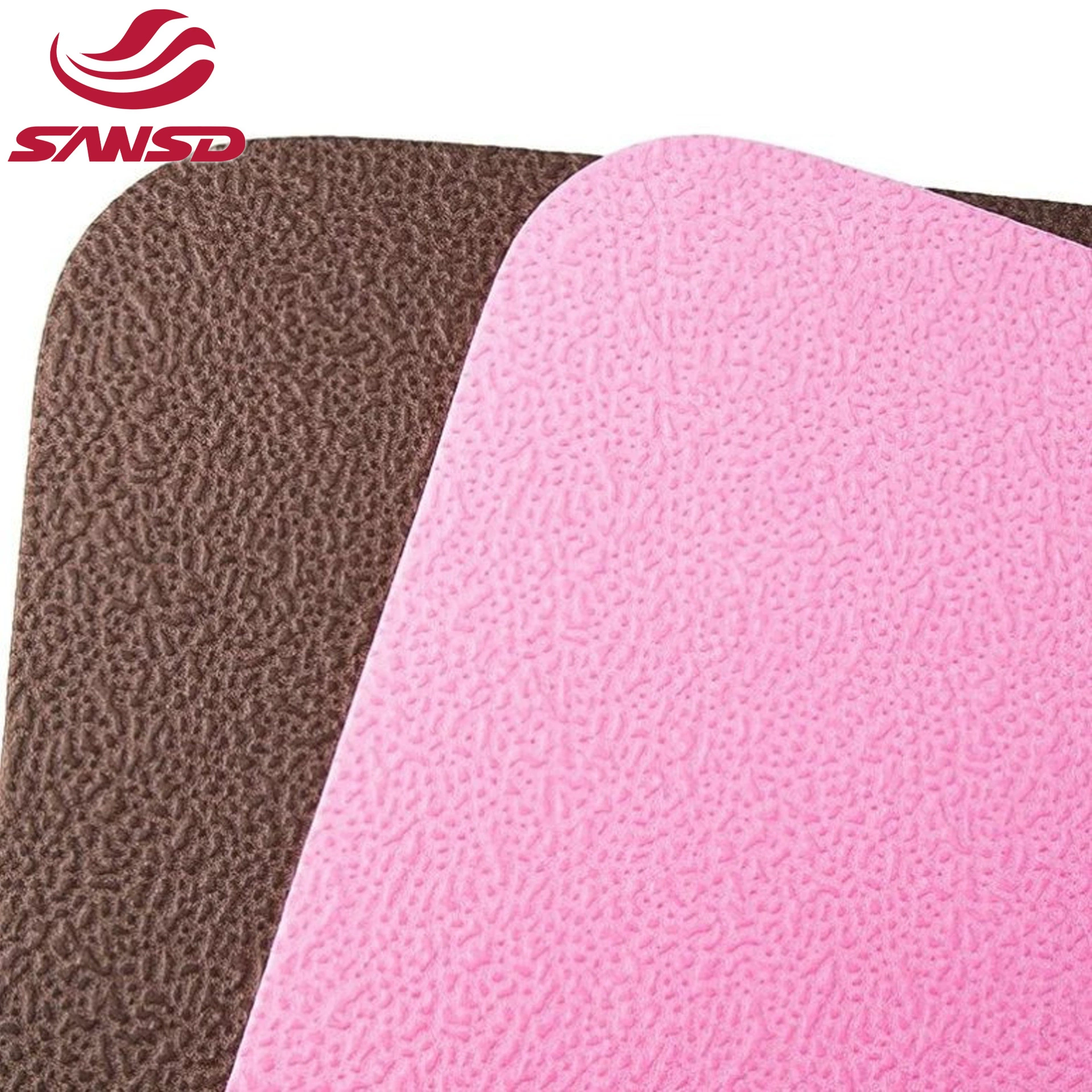 Материал для обуви из EVA-пены, горячепрессованный лист с тиснением под алмазный узор, подошва для гостиничных тапочек, противоскользящая, износостойкая, индивидуальный цвет и размер.